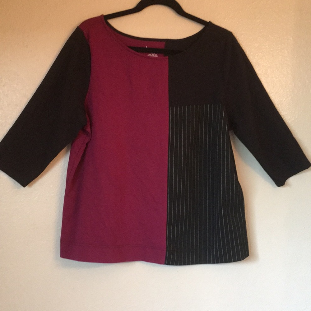 Lane Bryant Color Block Top
